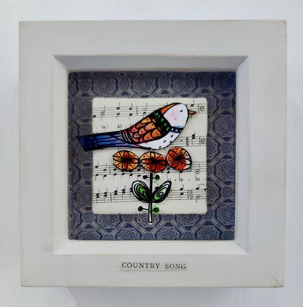 - a , Mixed Media Sculpture by Catherine Hoskin, measuring 12 x 12 cm (H x W) £48